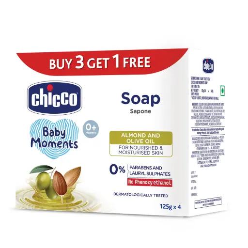 Chicco Baby Moments Soap 125g Buy 3 Get 1 Free